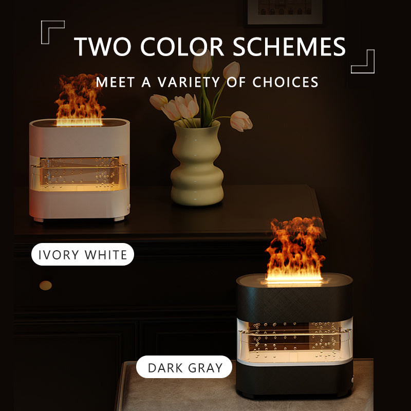 New Products Rain Cloud Fire Humidifier Water Drip Novedades 2024 Rain Water Diffuser Fire Flame Humidifier Aroma Diffuser