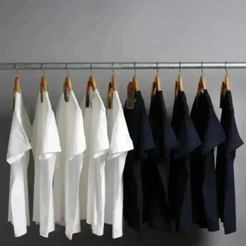 2025 IAB Korean Brand High Street Trendy Brand Women Tshirt Casual Sporty Round-neck Cotton Short-sleeved Large-sized T-shirt